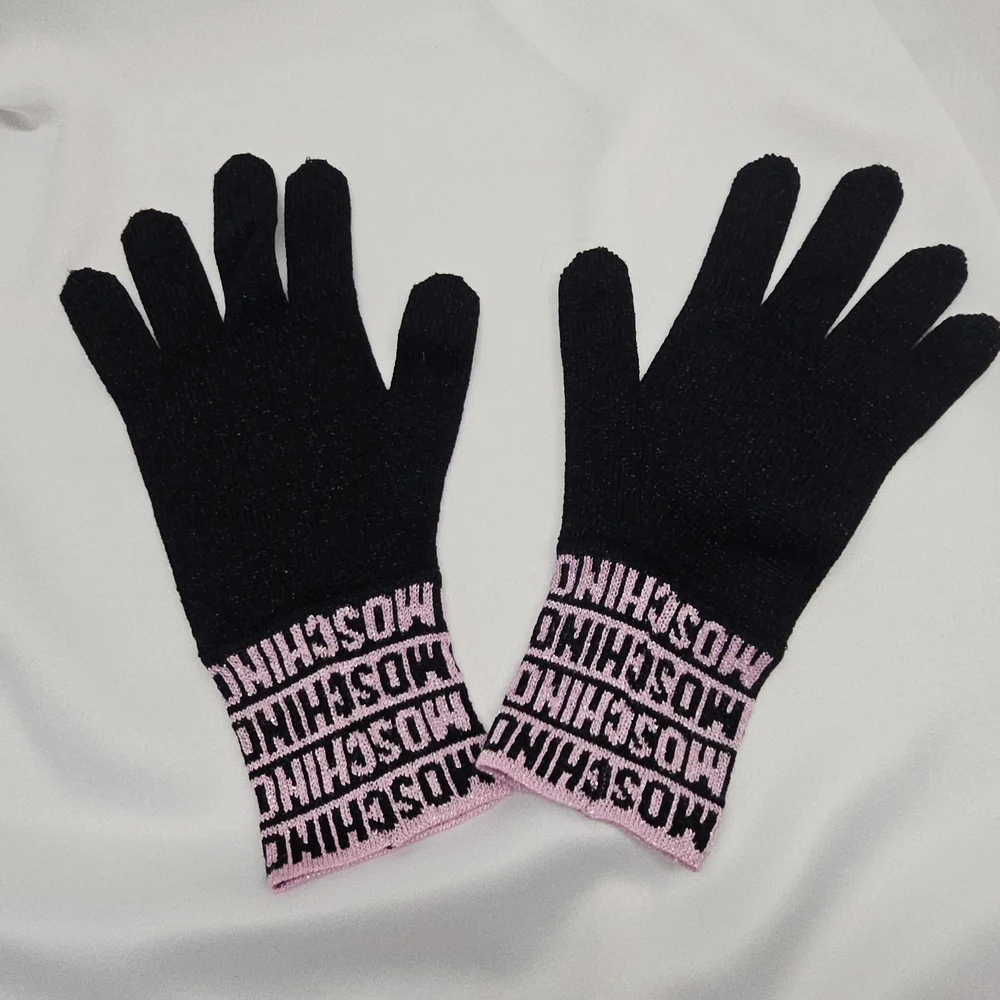 Moschino Pink and Black Women's Accessory Set